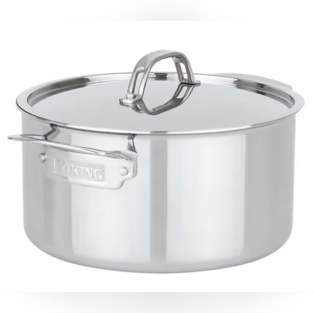 Viking PureGlide Pro 3-Ply Dutch Oven with Glass Lid, 6 qt., Retail $367.00 USD